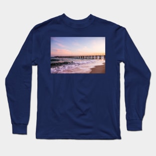 Dromana Pier, Dromana, Mornington Peninsula, Victoria, Australia Long Sleeve T-Shirt